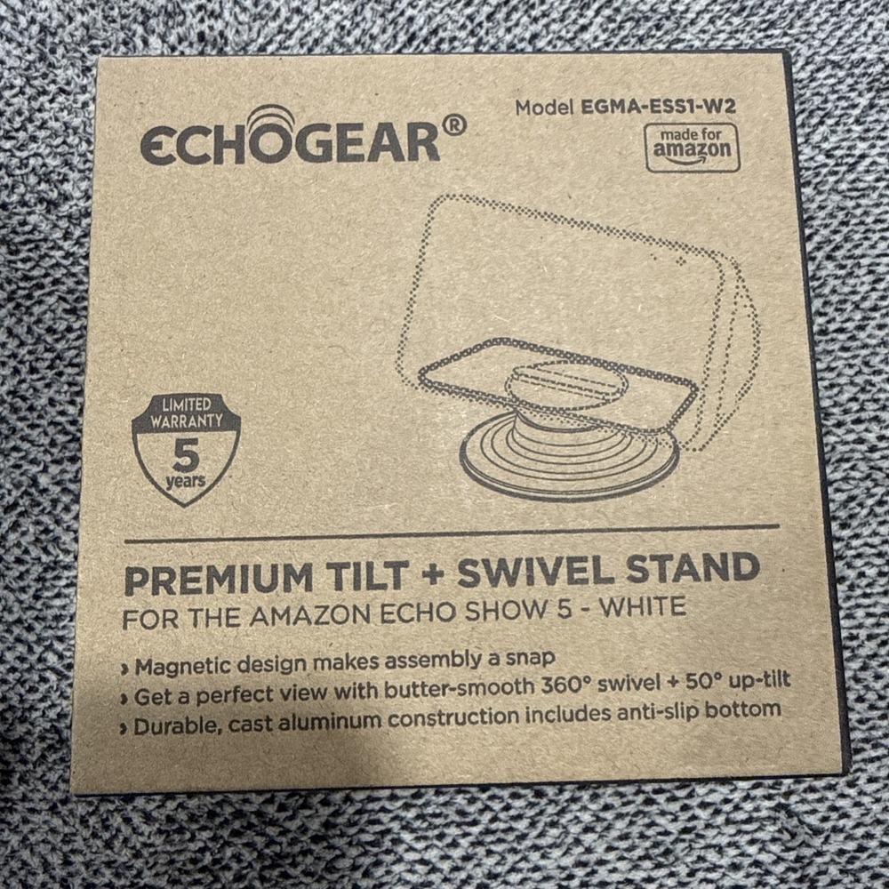 Echogear Premium Tilt and Swivel Stand,for Echo Show 5